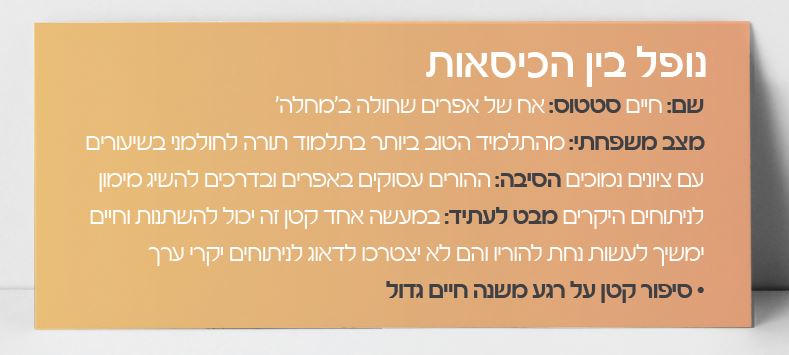 נופל בין הכסאות